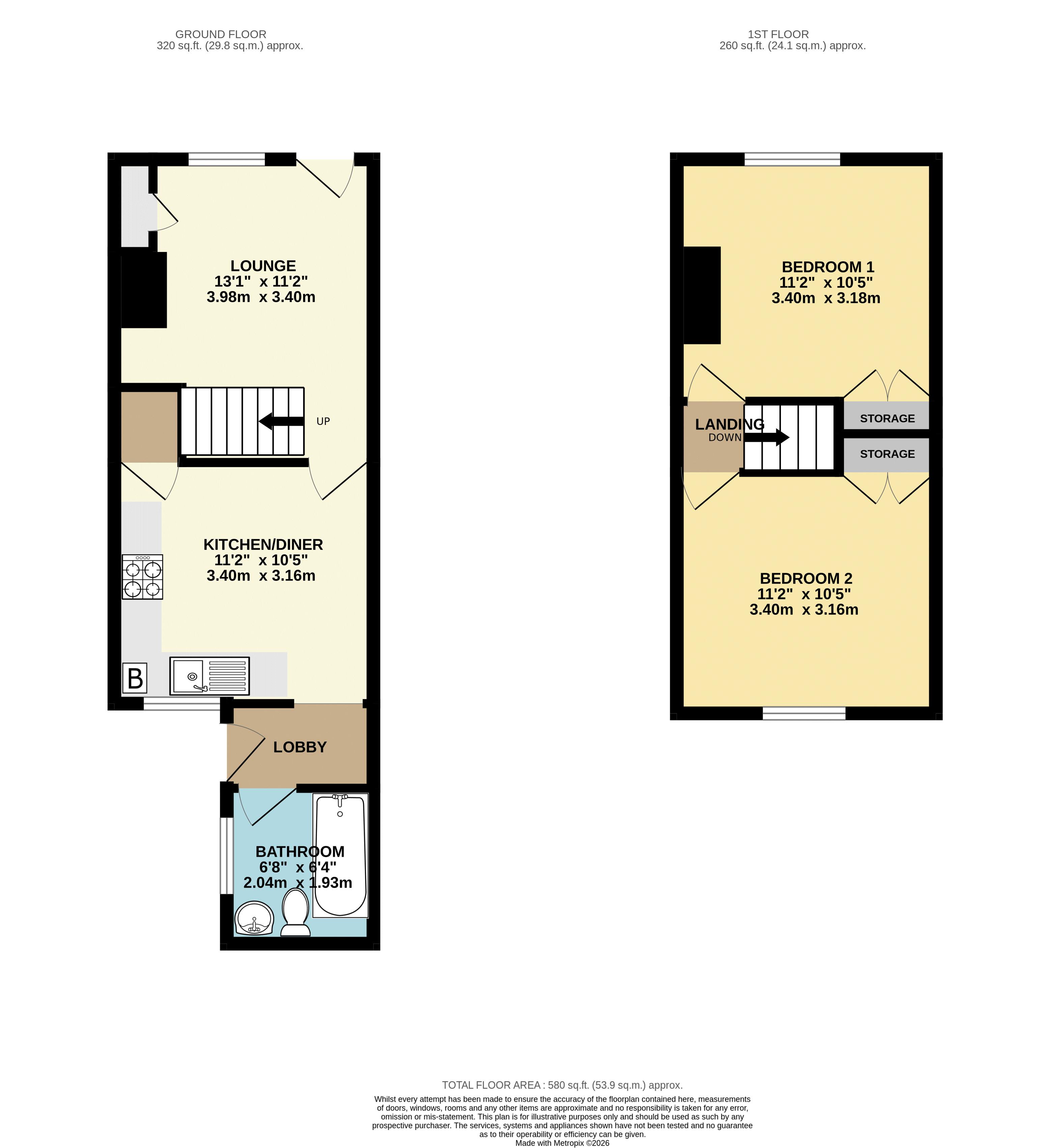 4, Gladstone Road, Maidstone floorplan