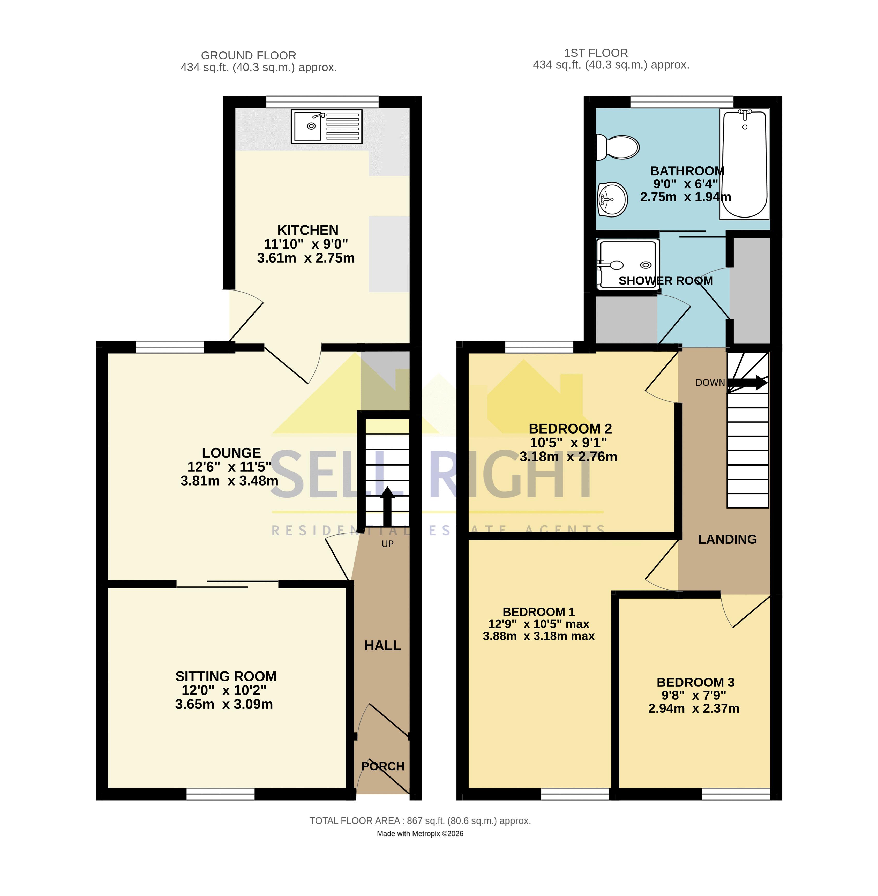128, Robert Street, Pontypridd floorplan