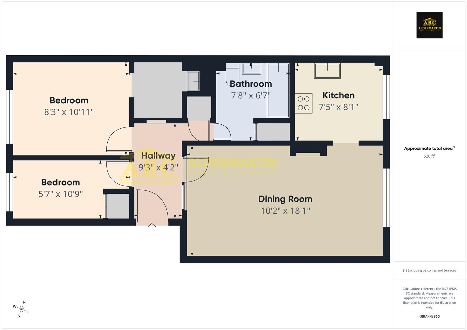 33, Gatting Close, Edgware floorplan