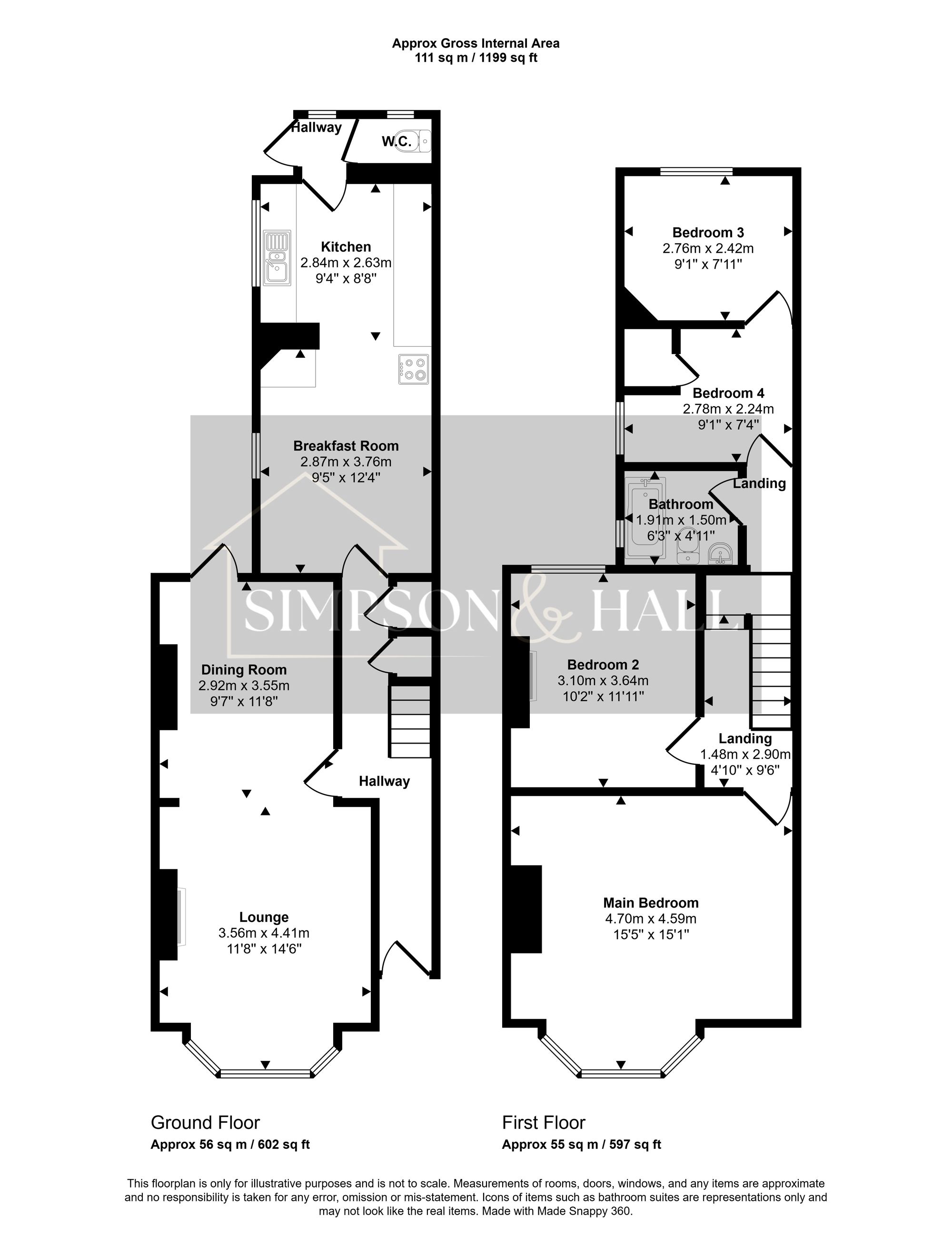 69 Buckland Avenue, Dover floorplan
