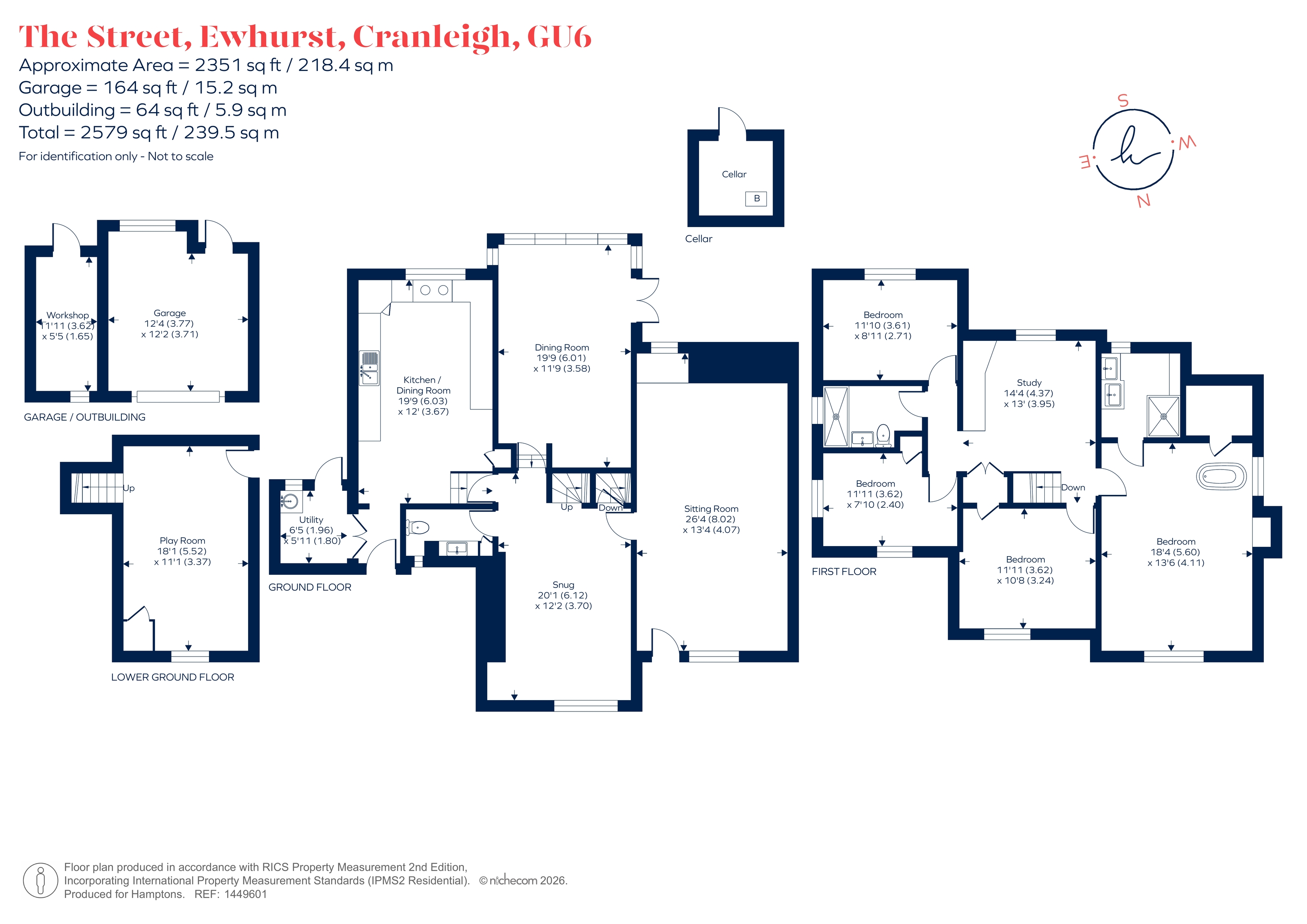 The Old Post Office, The Street, Ewhurst floorplan