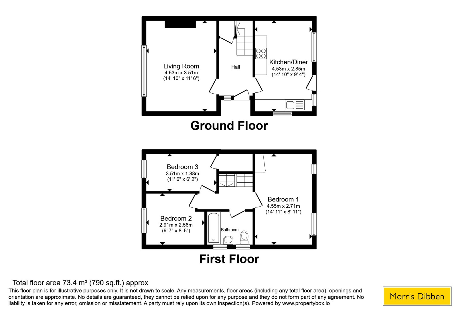 11, Milford Gardens, Eastleigh floorplan