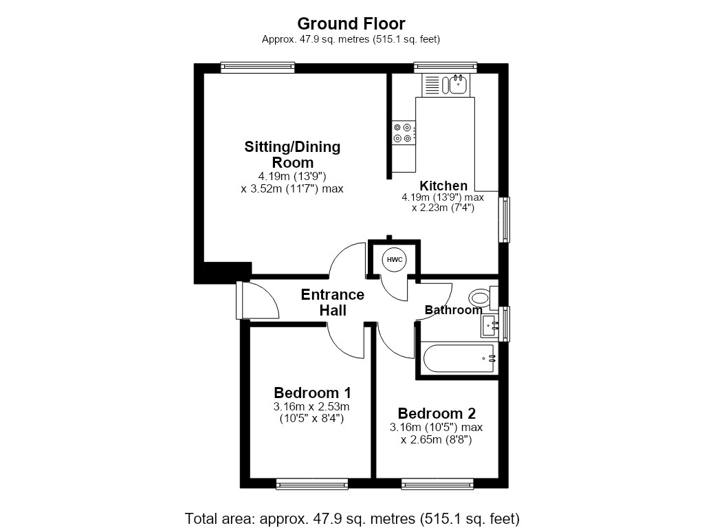 Cavalier Way, Somerset floorplan