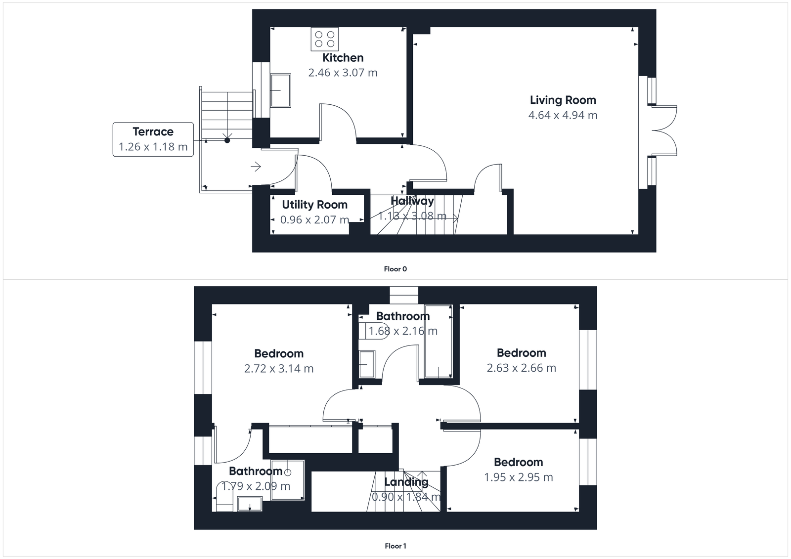 95, Sneyd Wood Road, Cinderford floorplan