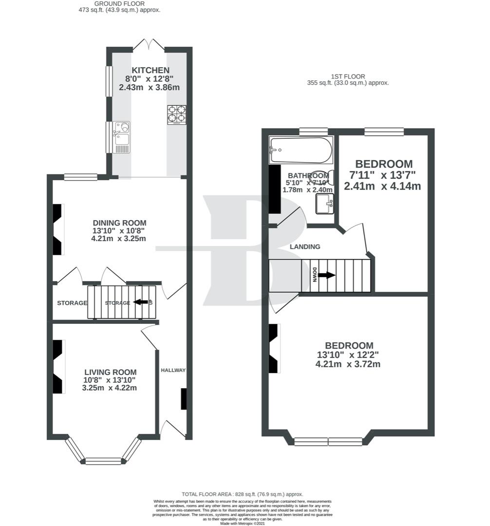 Sloan Street, St. Bristol BS5, 2 bedroom terraced house for