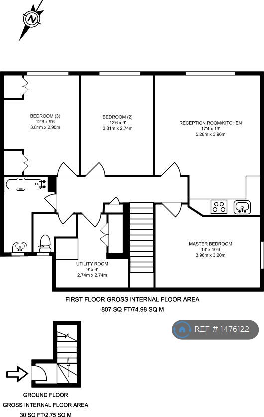 Hucknall Court London, London floorplan