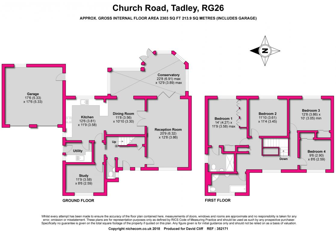 4 Bedrooms Detached house for sale in Church Road, Tadley RG26