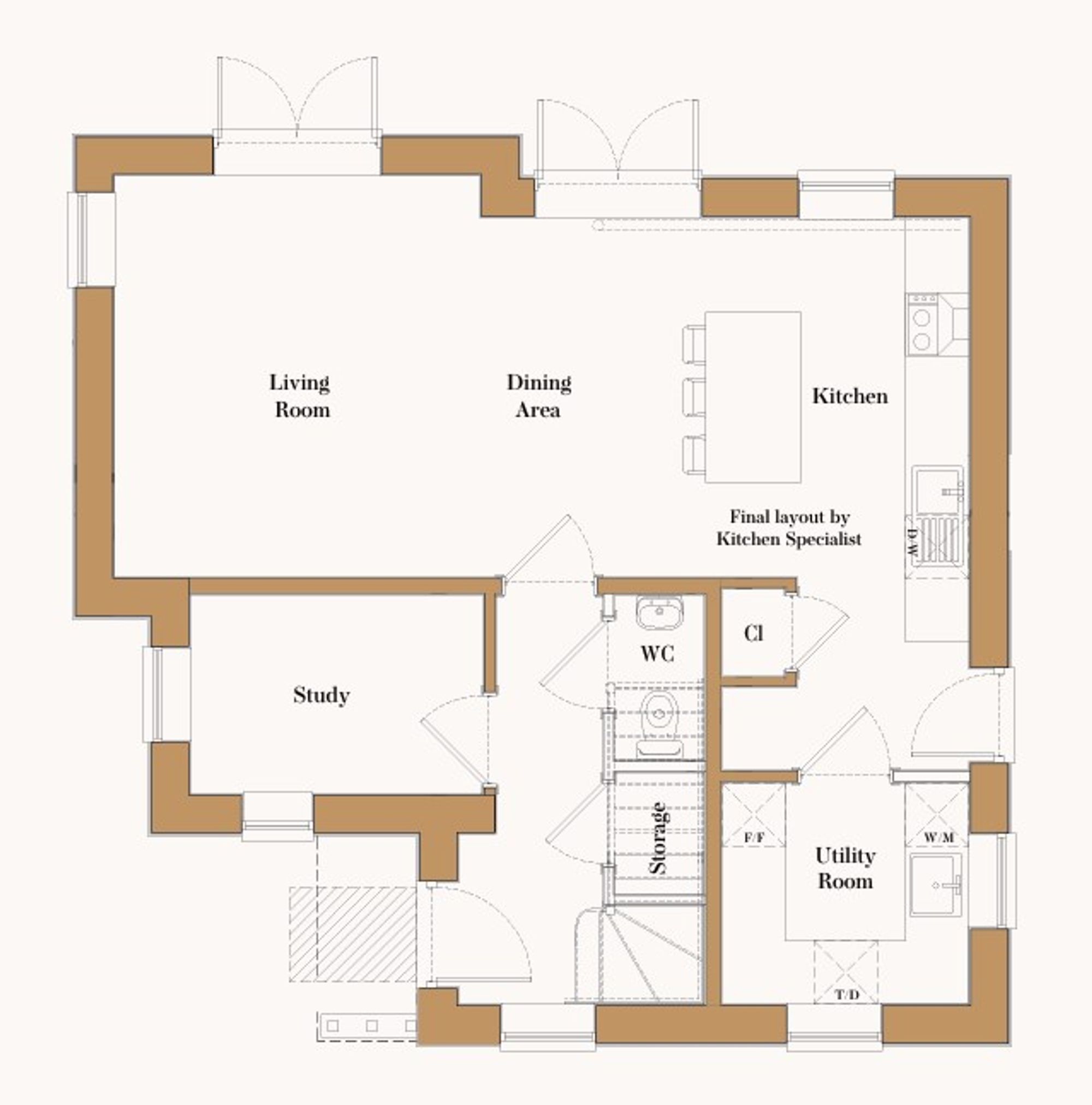 Plot 1, Thodays Crescent, Cambridge, Cambridgeshire floorplan
