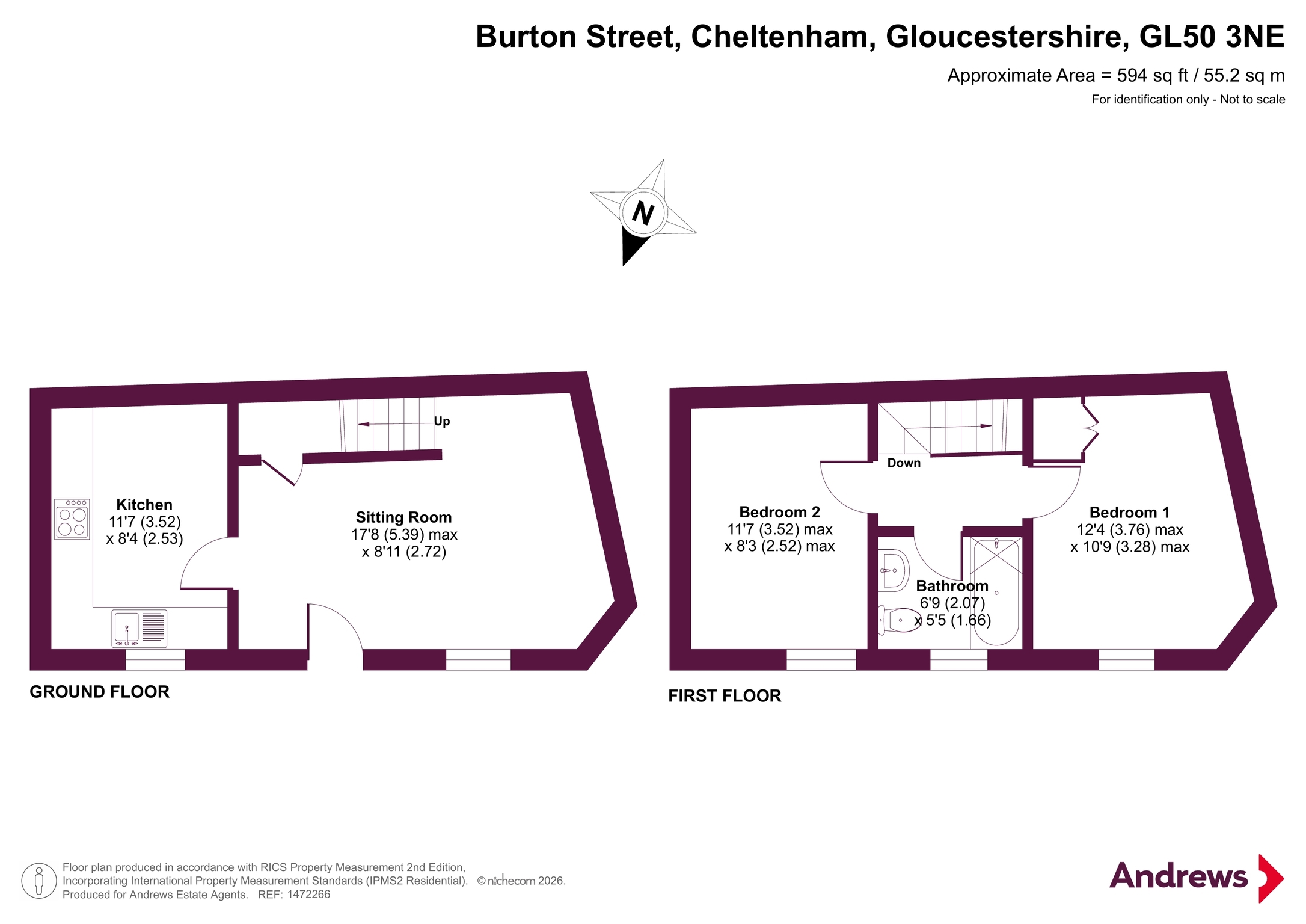 33, Burton Street, Gloucestershire floorplan