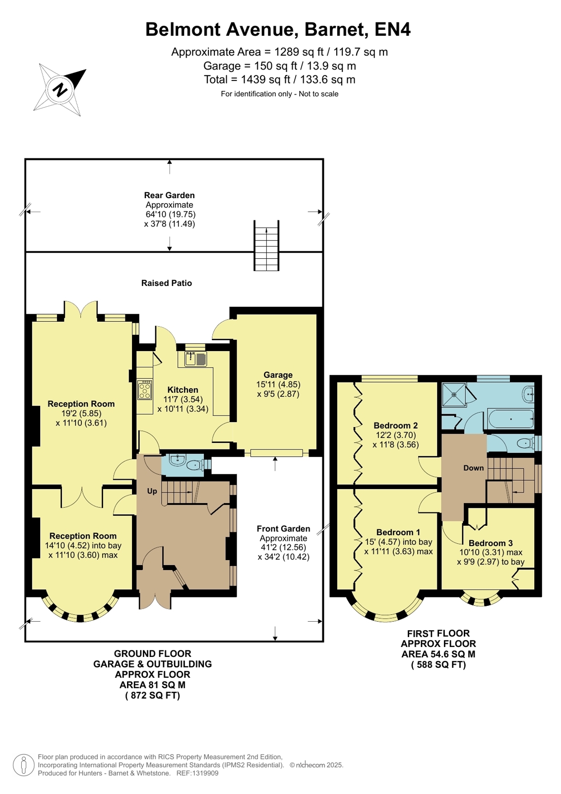 17, Belmont Avenue, Barnet floorplan