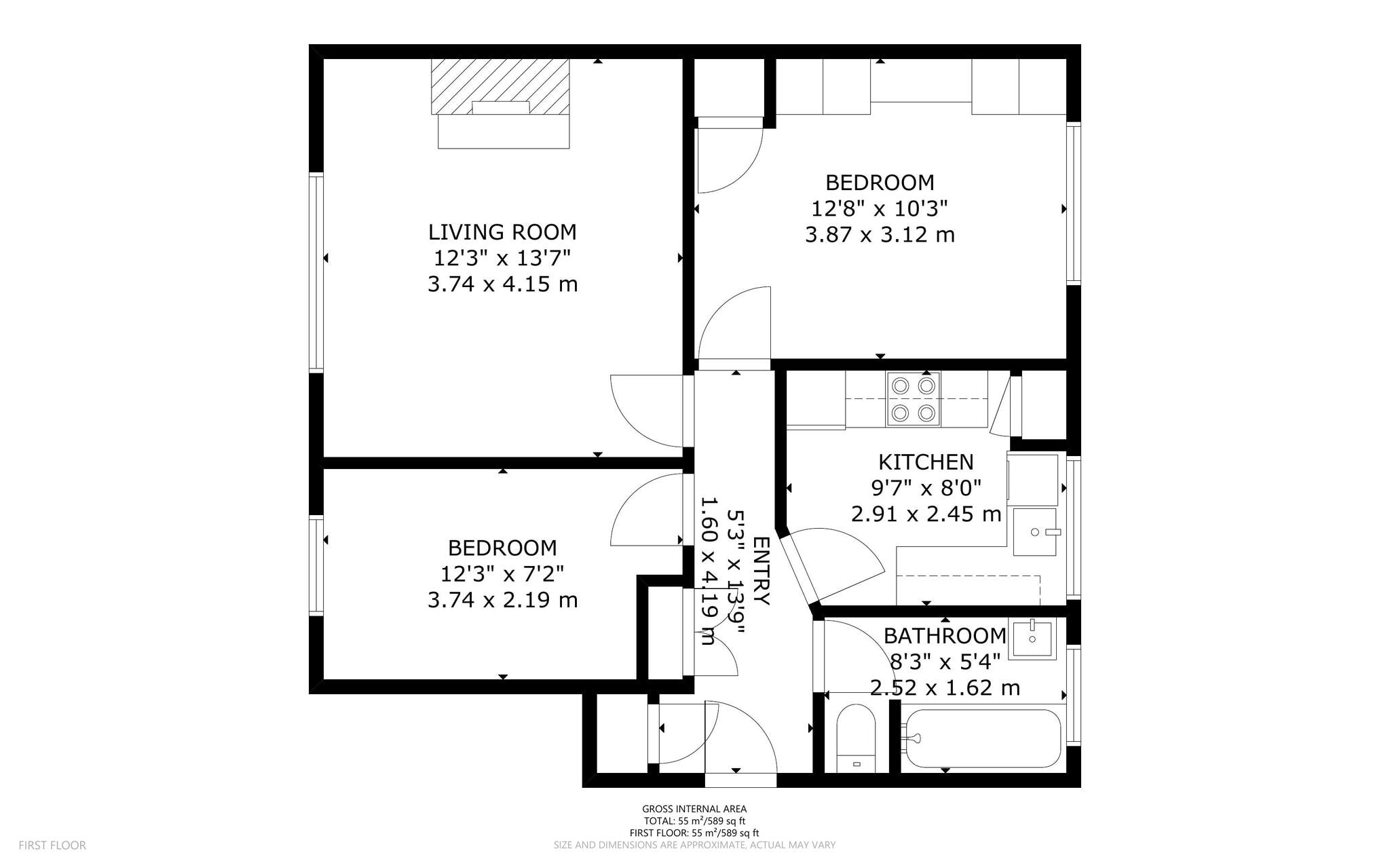 Violet Lane, Croydon floorplan