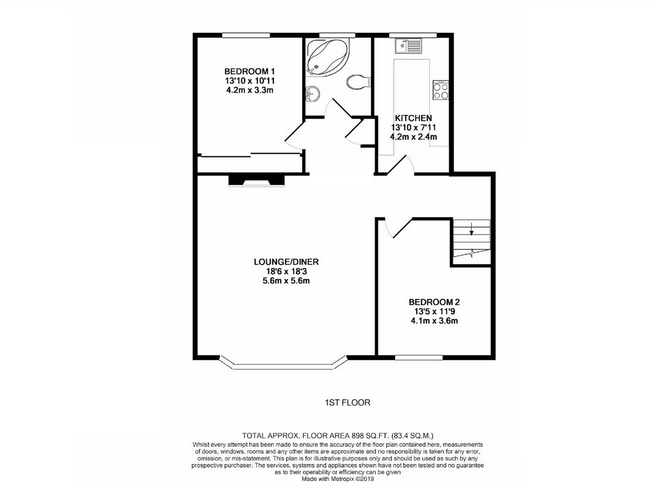2 Bedrooms Maisonette for sale in Cranbrook Court, Fleet GU51