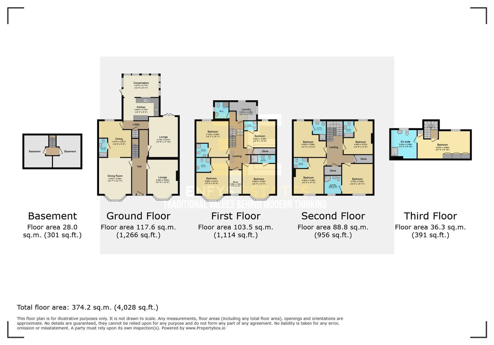 14,Mulberry House, Arvon Avenue, Llandudno floorplan