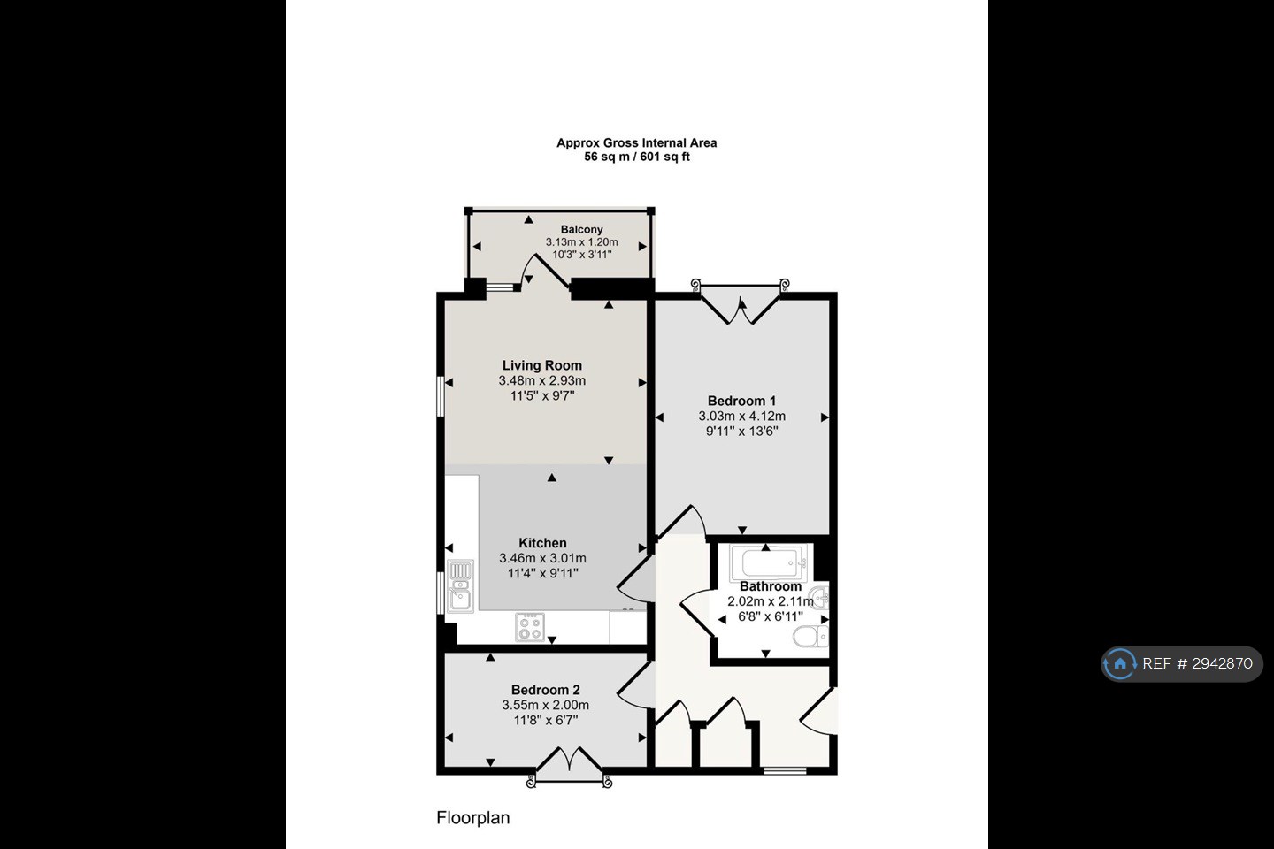 Rhodfa Crughywel, St Mellons, Cardiff floorplan