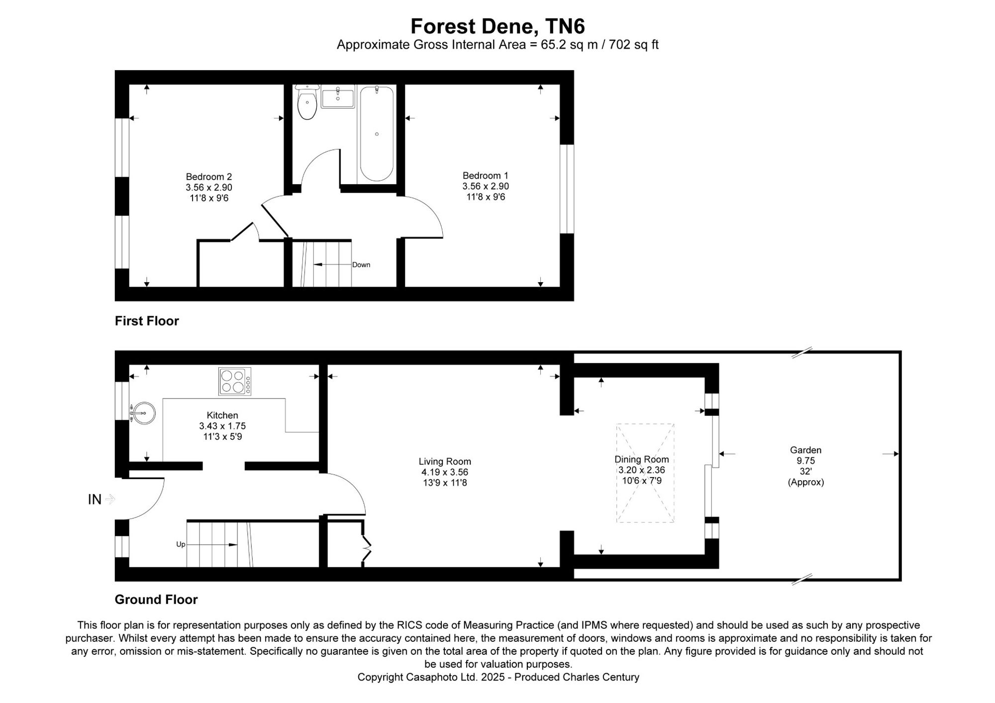 92 Forest Dene, Crowborough floorplan
