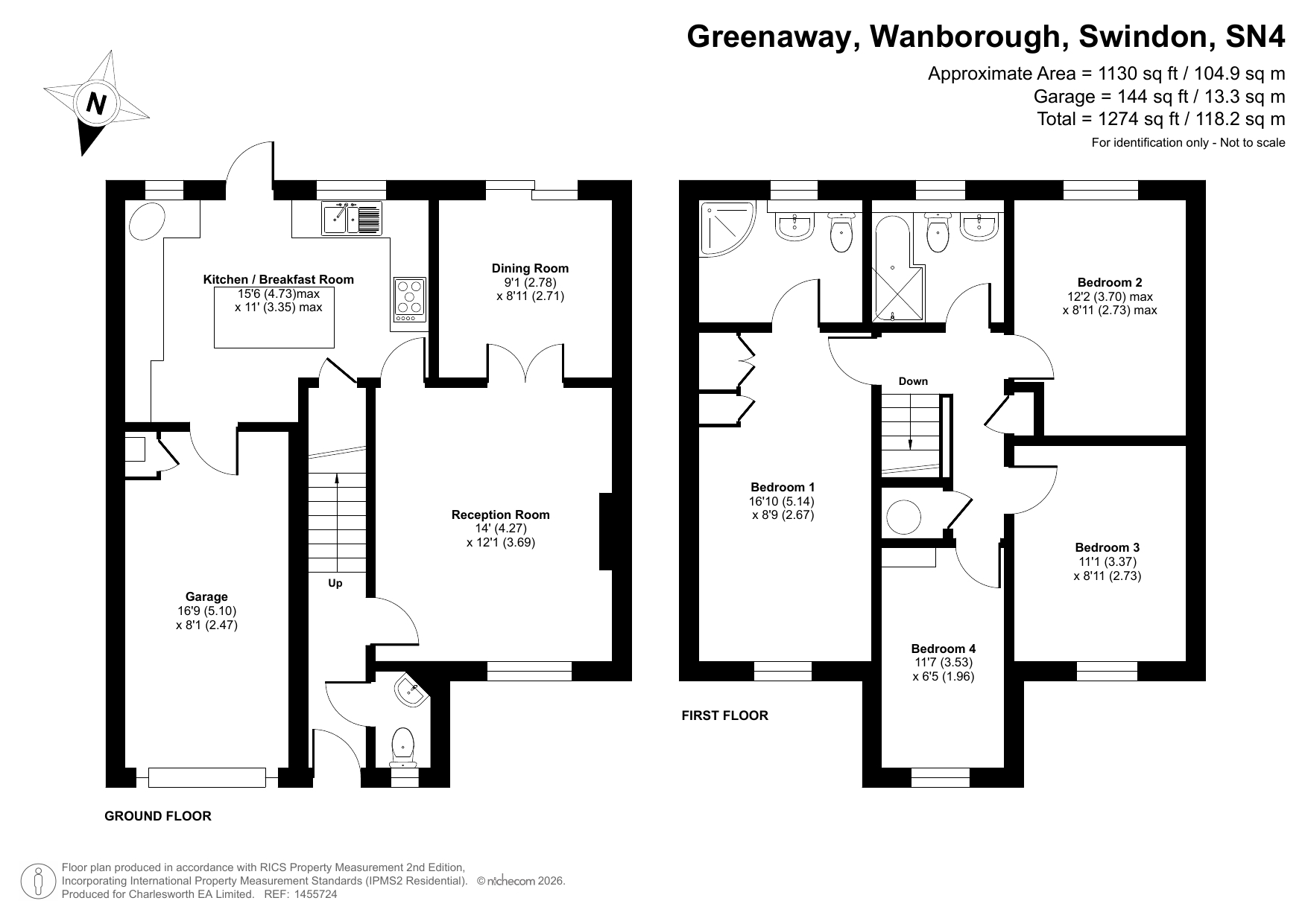 22, Greenaway, Swindon floorplan