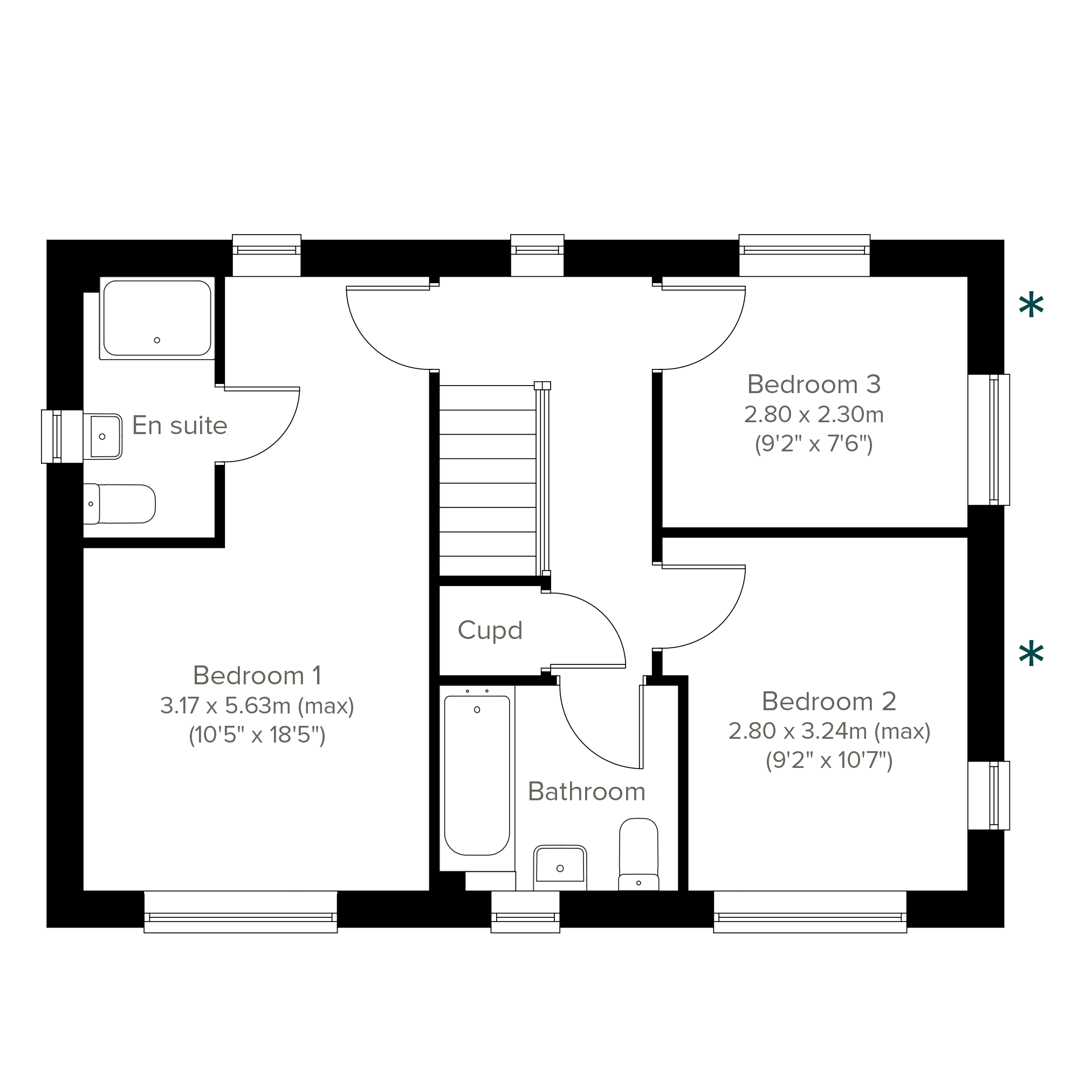 241, Compass Point, Northampton Road, Market Harborough floorplan