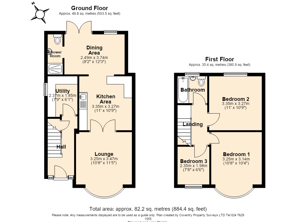 Rock Close, Coventry floorplan