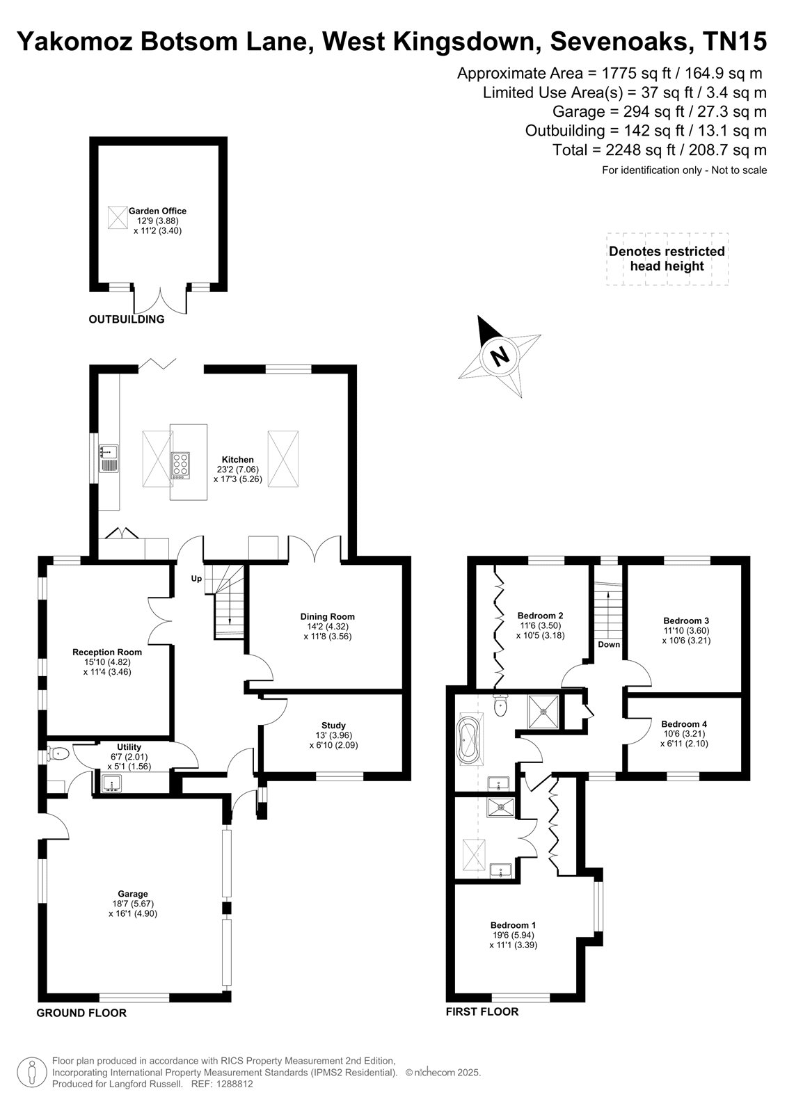 Yakomoz,, Botsom Lane, Sevenoaks floorplan