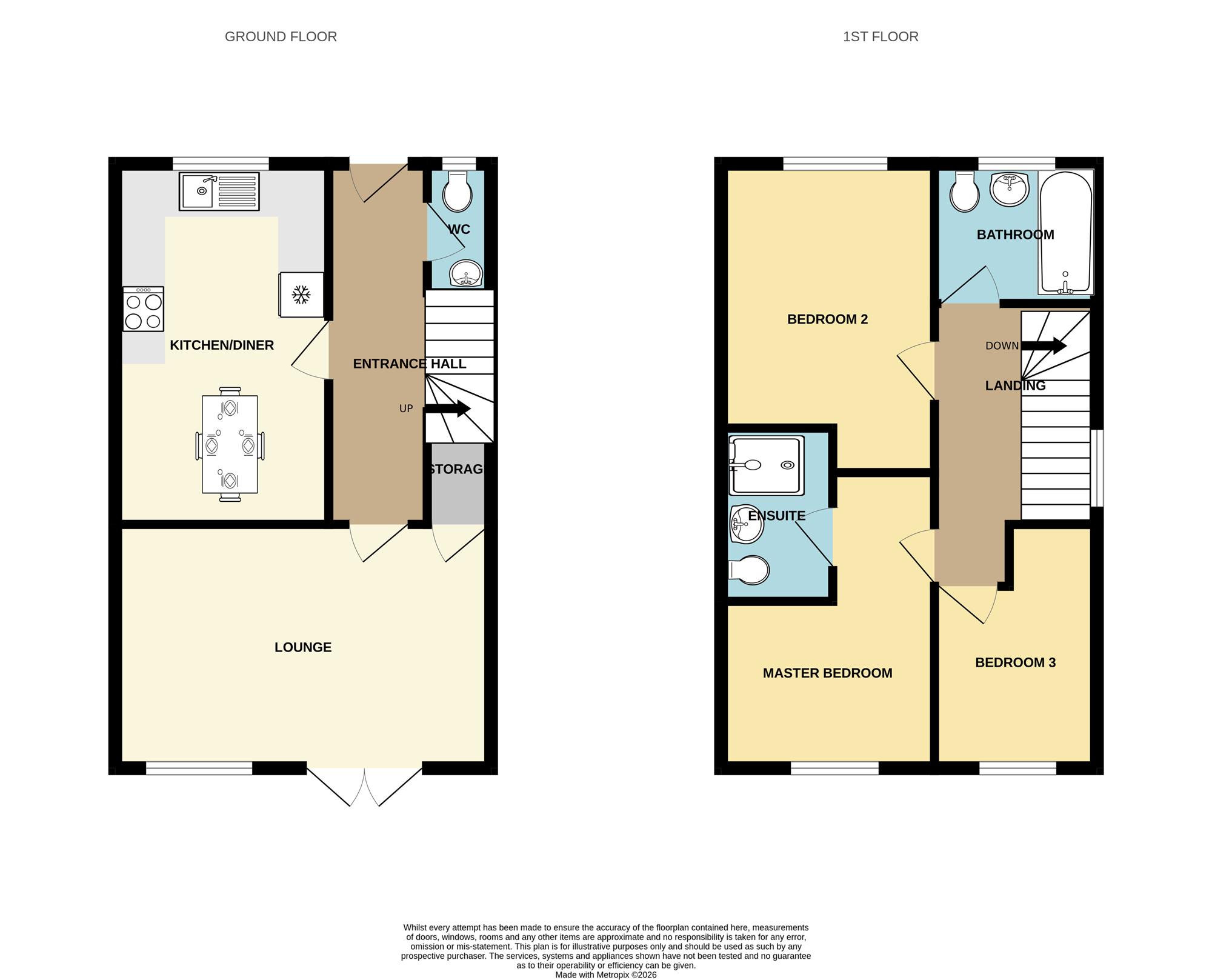 33, Barley Road, Kirby Cross floorplan