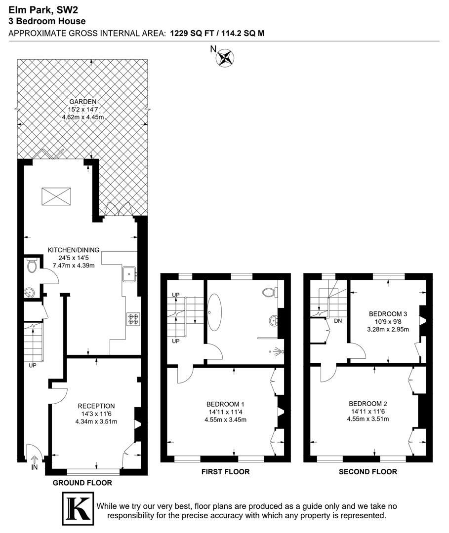 19, Elm Park, London floorplan