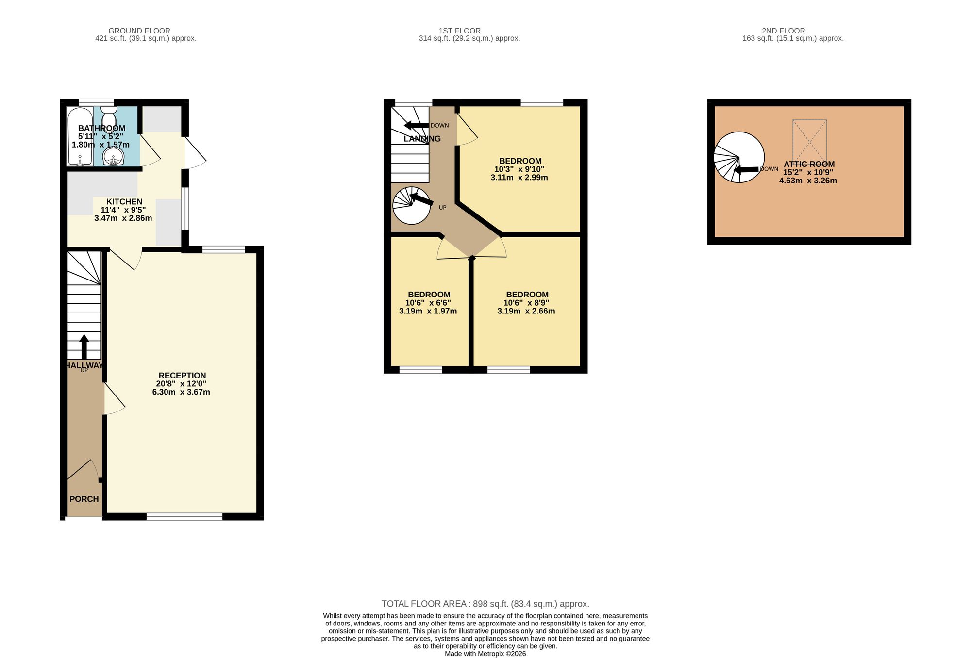 32 School Street, Caerphilly floorplan