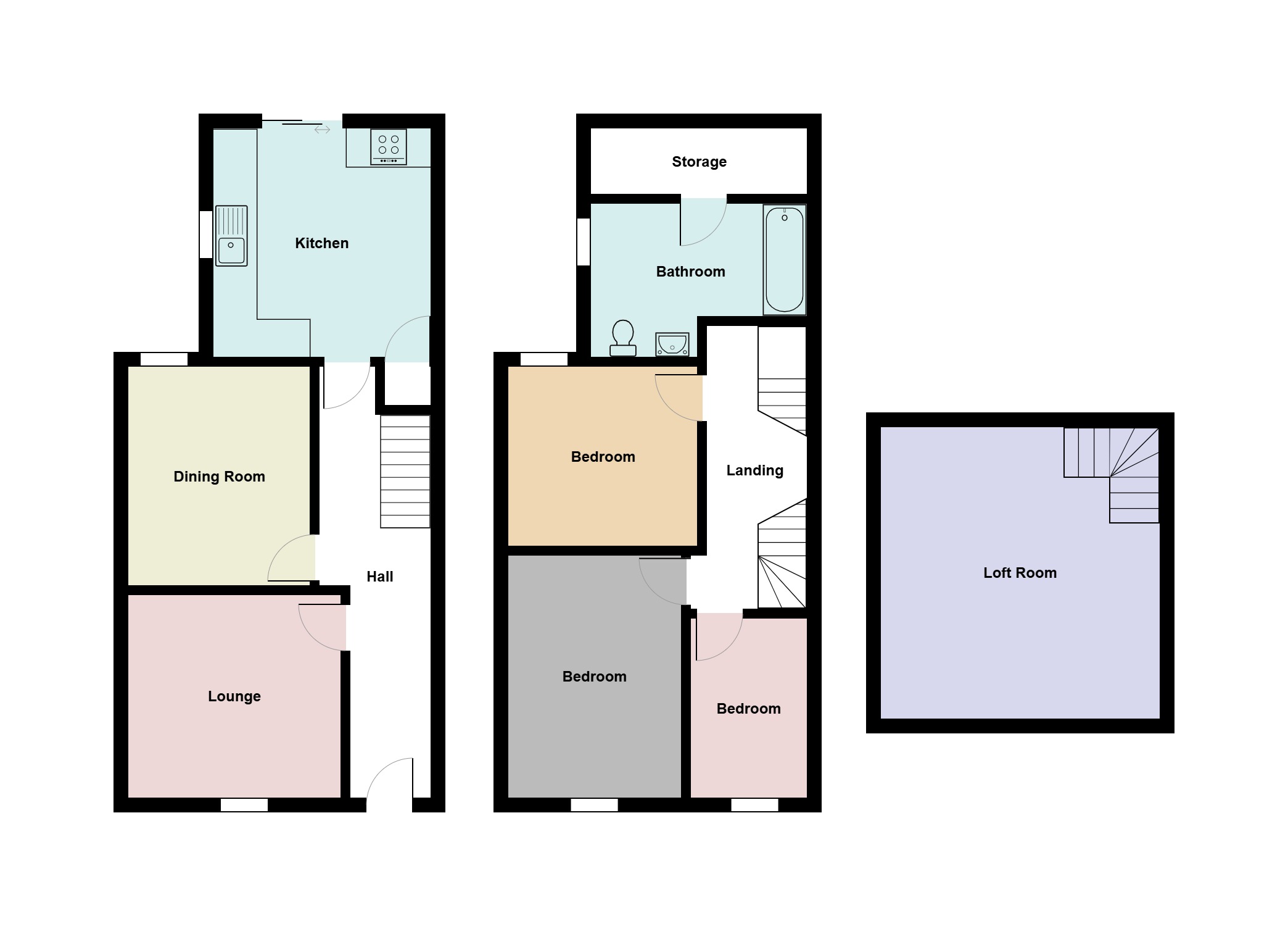 215 St. Teilo Street, Swansea floorplan