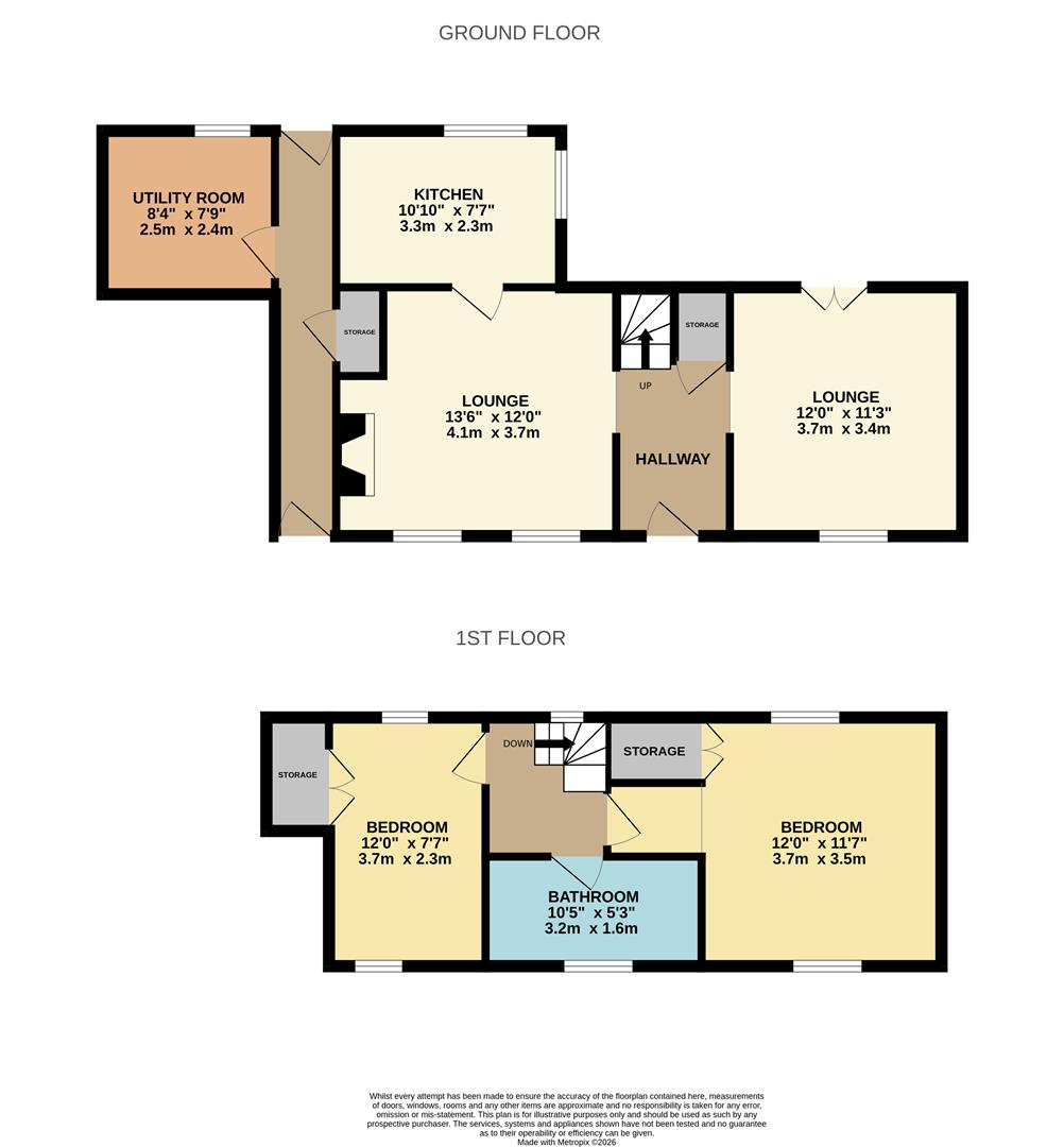 46, Main Street, Little Harrowden floorplan