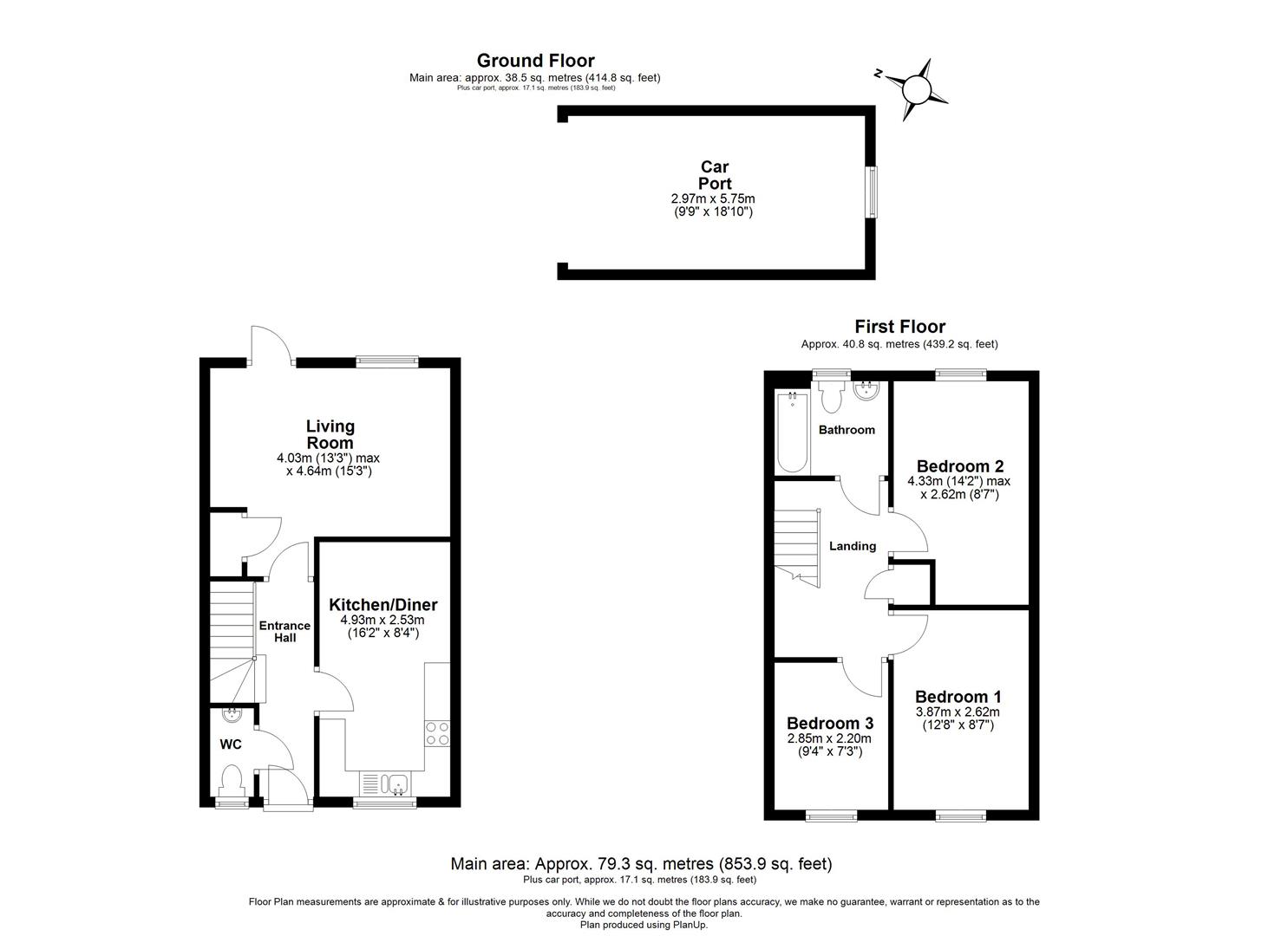 1, Drovers Lane, Hitchin floorplan