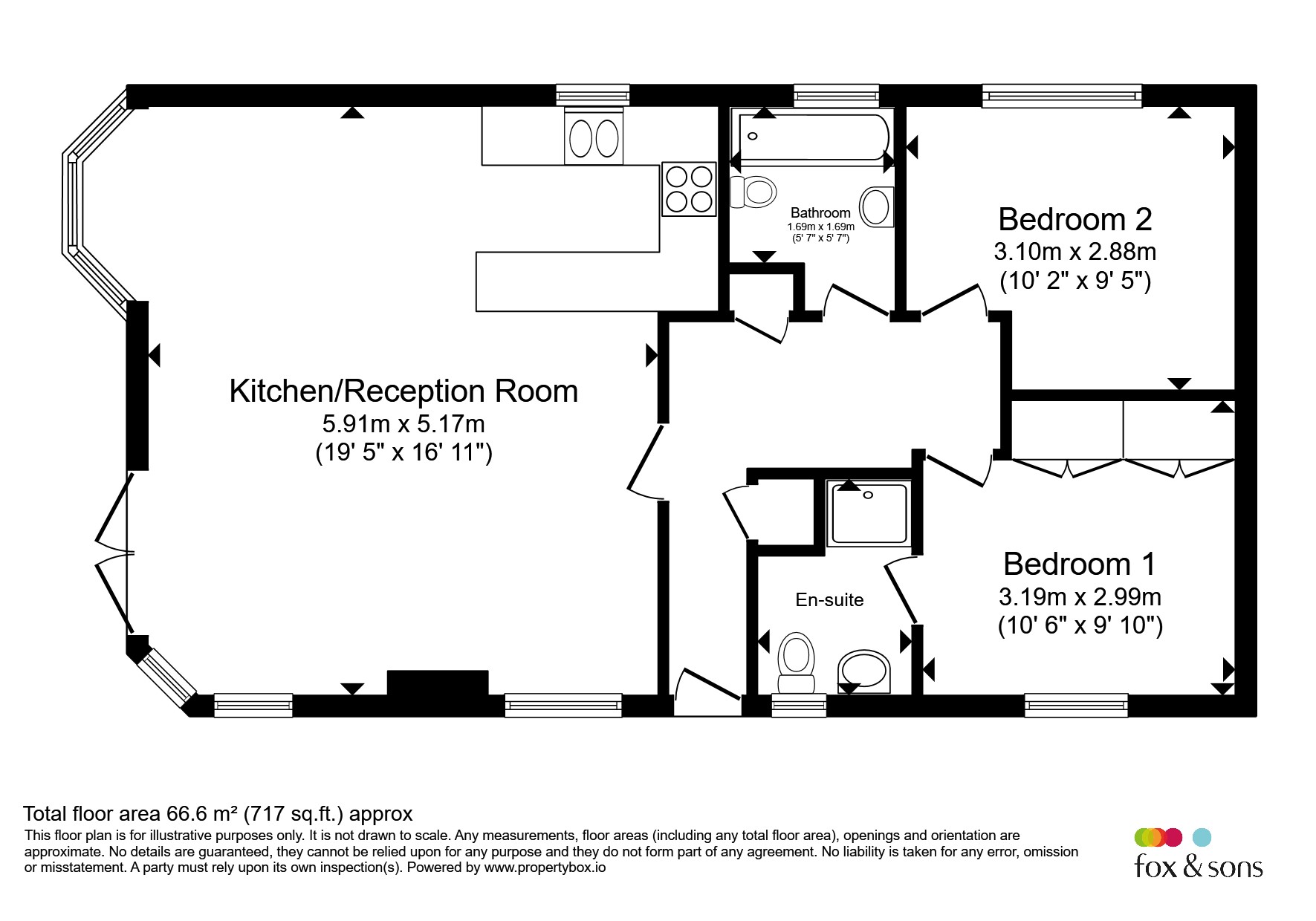 4, Woodside, Barley Lane, Hastings floorplan