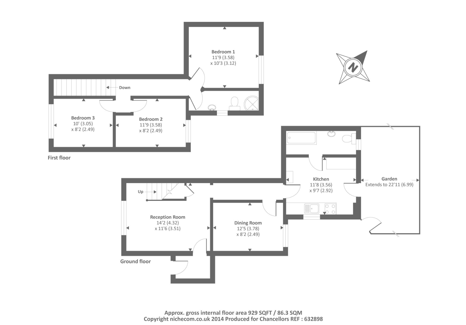 3 Bedrooms End terrace house for sale in High Wycombe, Buckinghamshire HP13