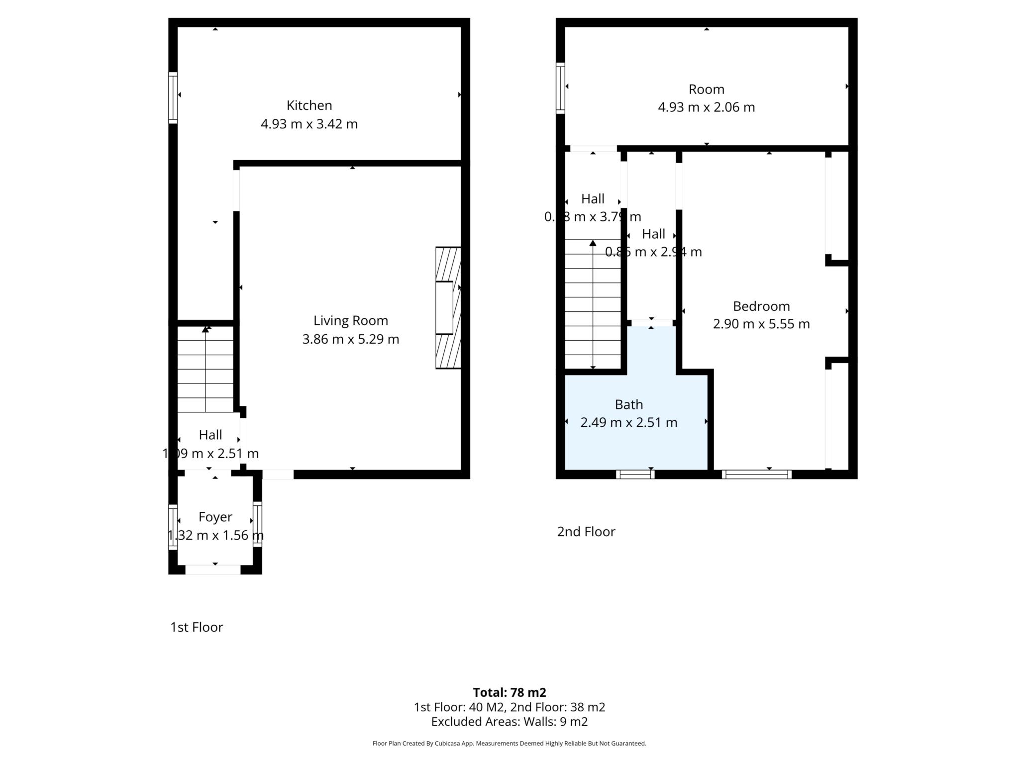 2, Pleasant Place, Bradford floorplan
