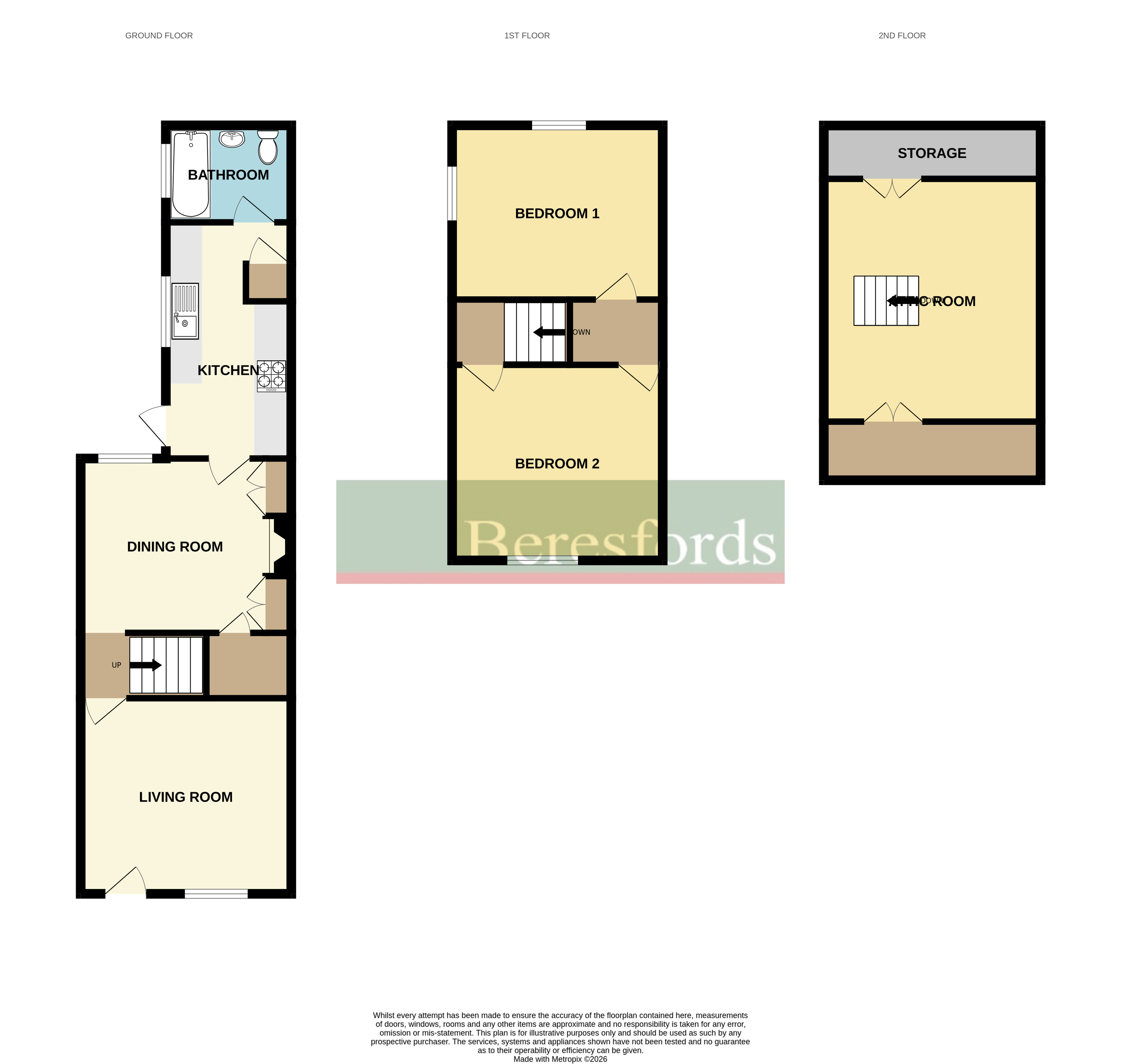 64, New Street, Colchester floorplan