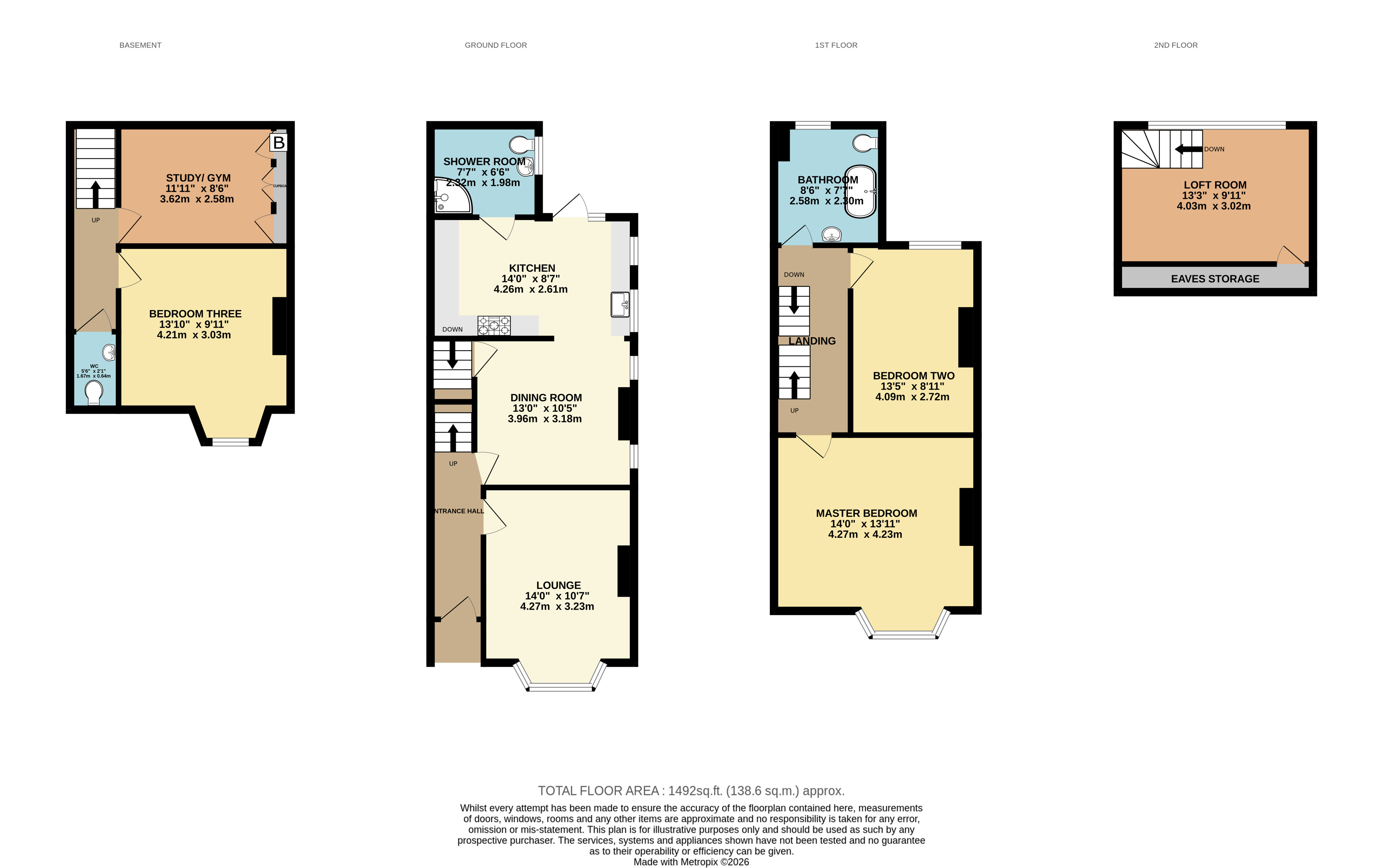 42, Weldon Road, Altrincham floorplan