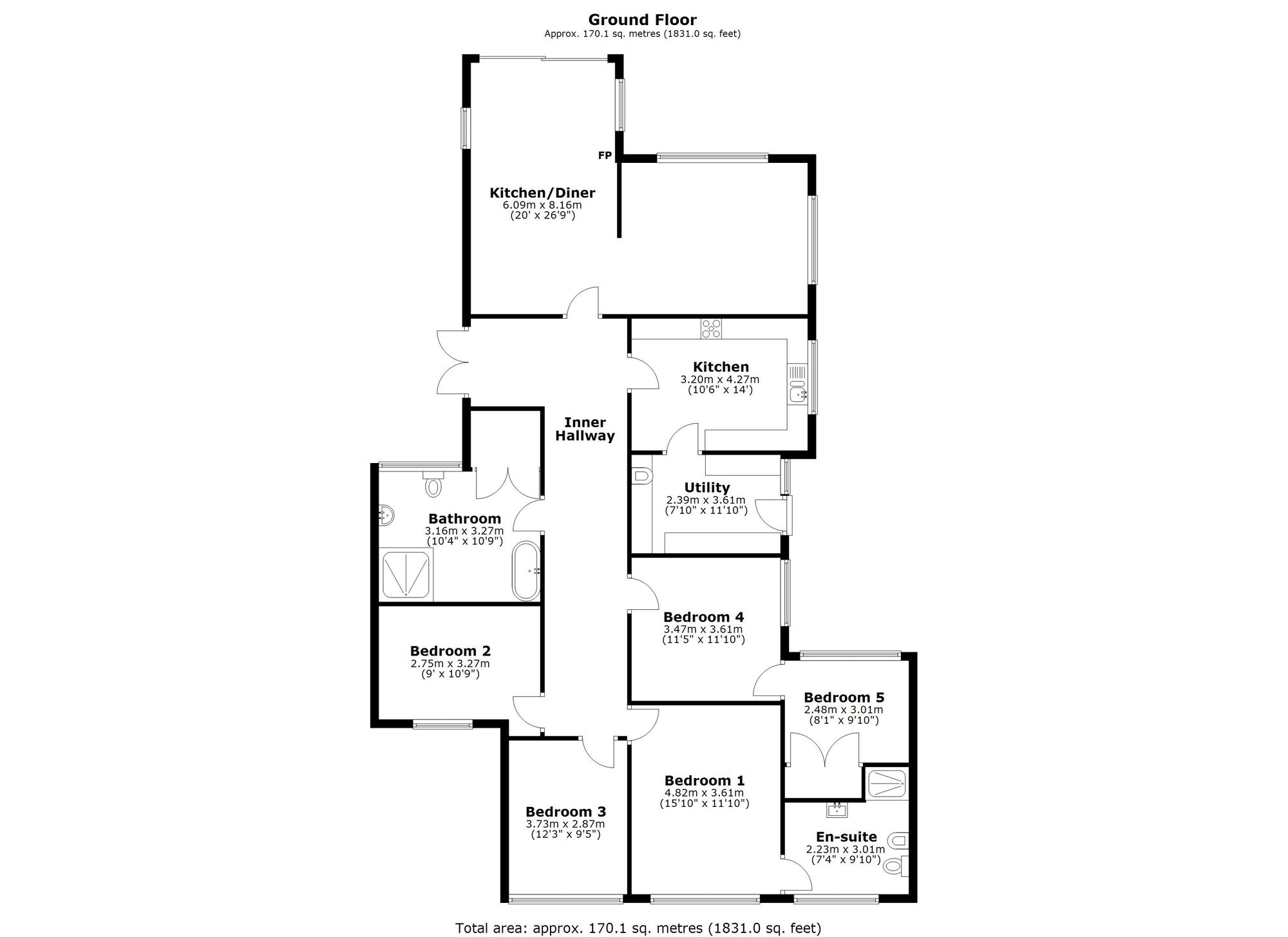 Vernon Lodge Fingle Street, Retford floorplan