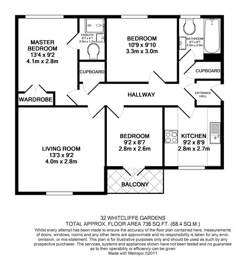32, Whitcliffe Gardens, Nottingham floorplan