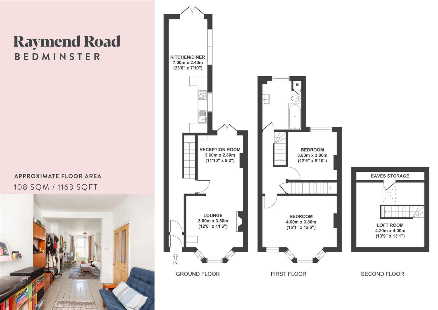 13, Raymend Road, Bristol floorplan
