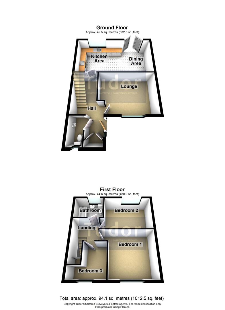 Gorlan, 1, Stad Ty Cerrig, Nefyn floorplan
