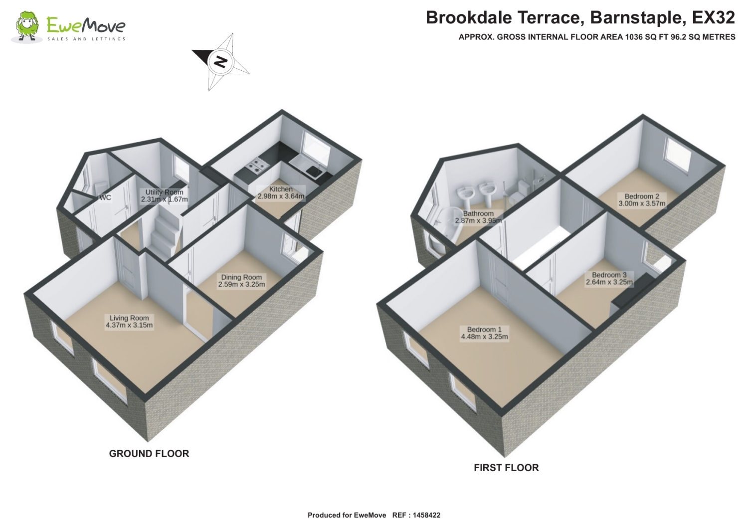 9, Brookdale Terrace, Barnstaple floorplan