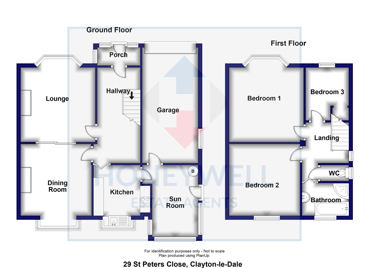 3 Bedrooms Semi-detached house for sale in St Peter's Close, Clayton-Le-Dale BB1