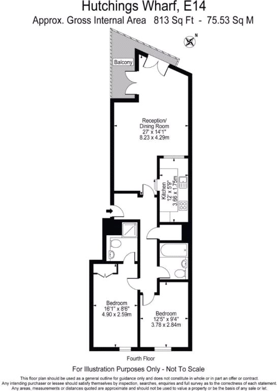 2 Bedrooms Flat to rent in Hutchings Wharf, Hutchings Street, Canary Wharf, London E14