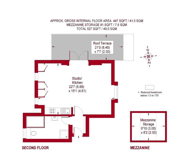 6, 21, Colehill Lane, London floorplan