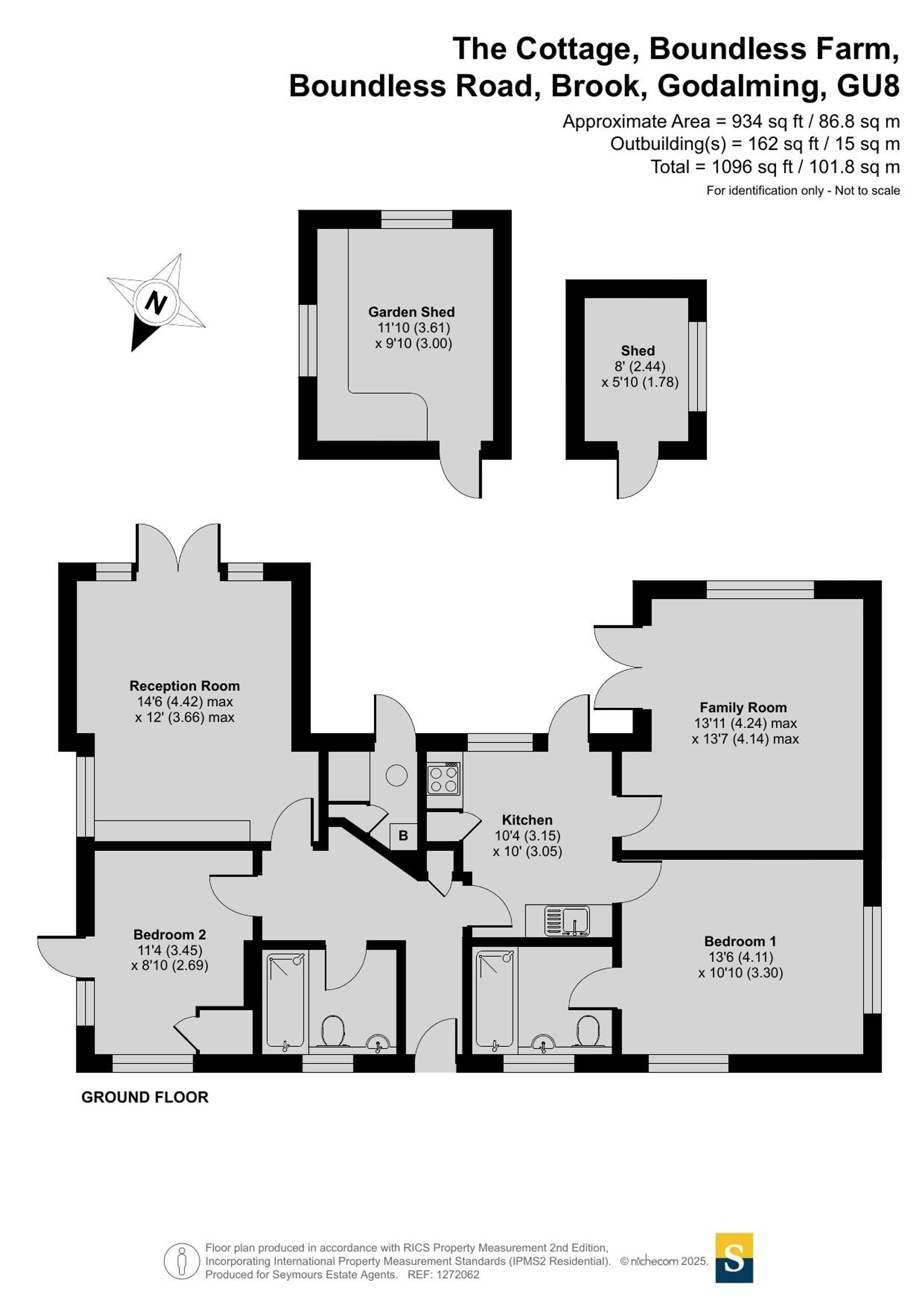 The Cottage, Godalming floorplan