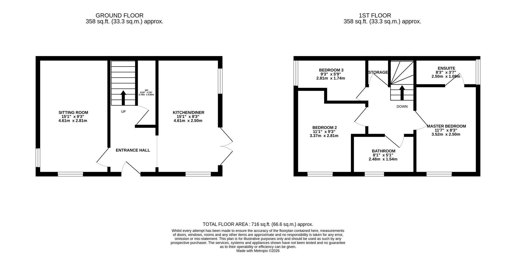 1 Galloway Close, Leigh floorplan