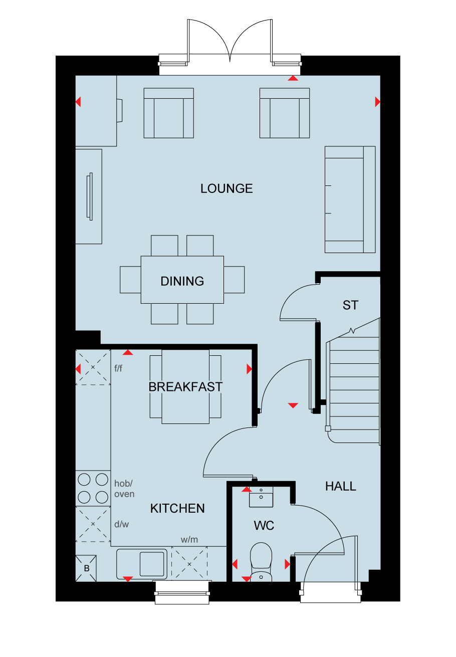 H888510, Eastbourne Road, Uckfield floorplan