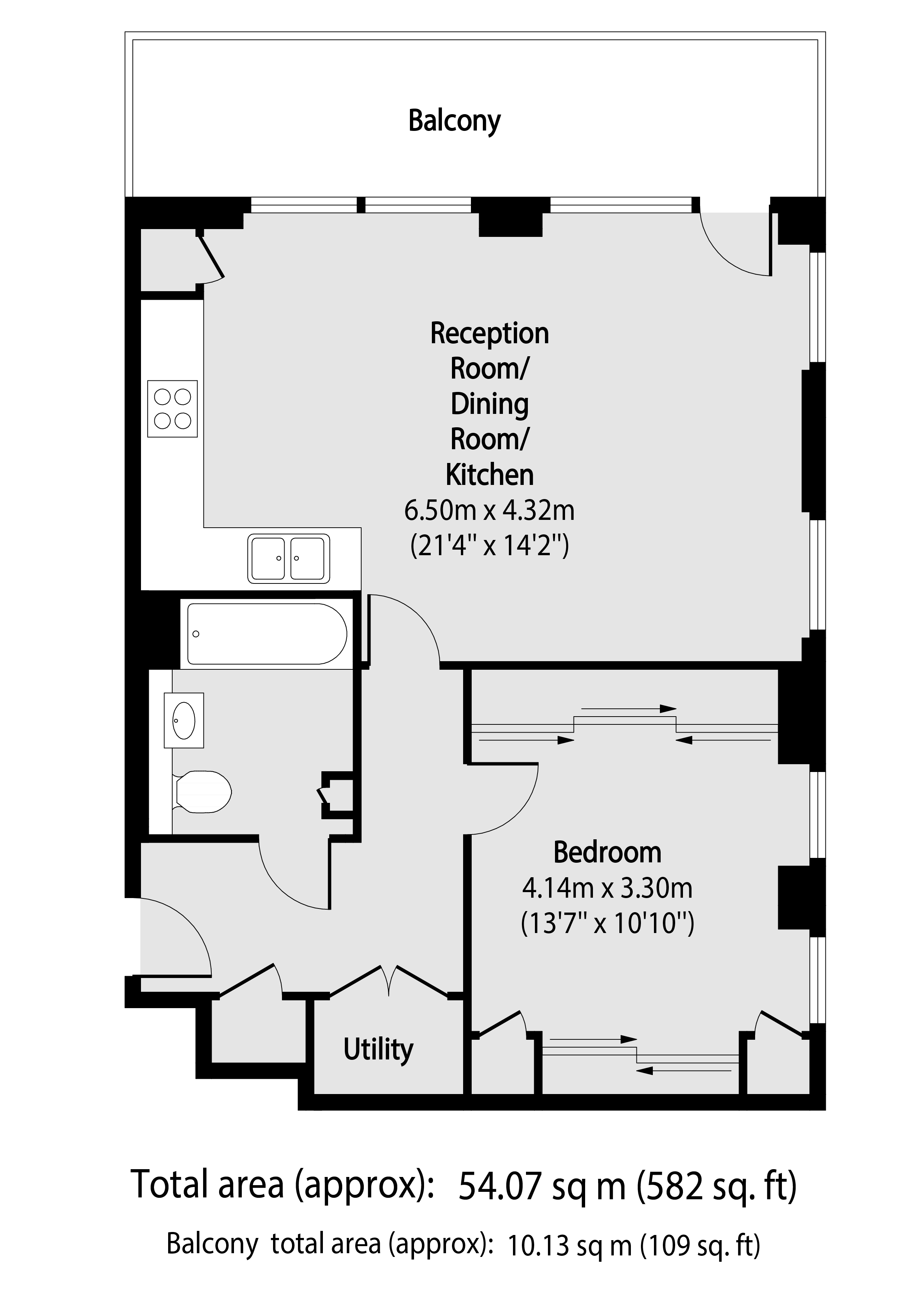 Holman Drive, London floorplan