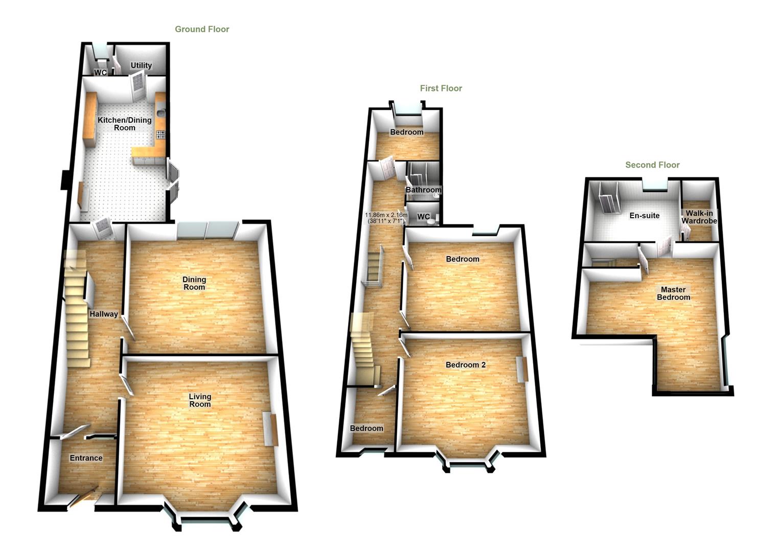 21, Granville Terrace, Redcar floorplan