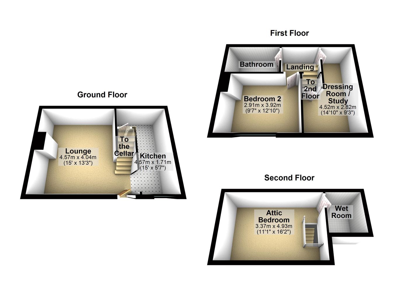 23, Longlands Road, Huddersfield floorplan