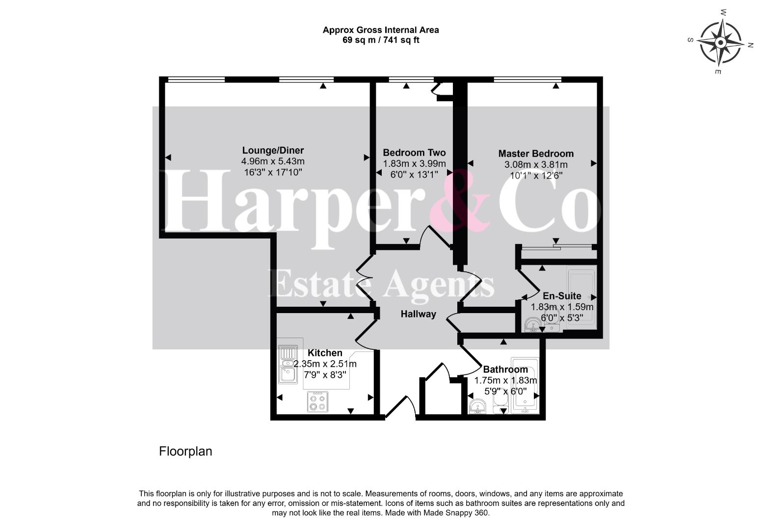 7 Sheraton House, Blandford Close, Stockton-On-Tees floorplan
