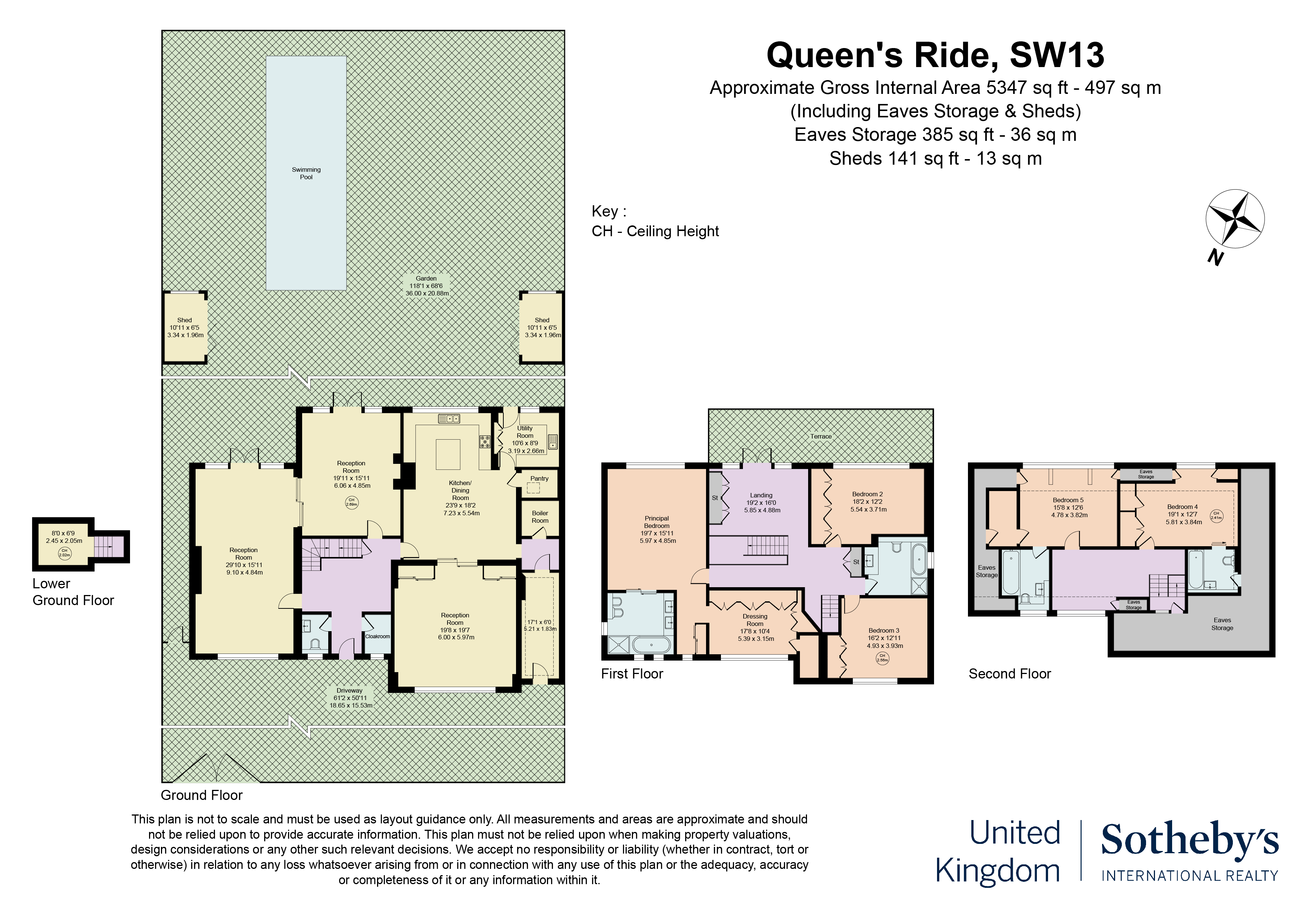 Queen's, Queen's Ride, London floorplan
